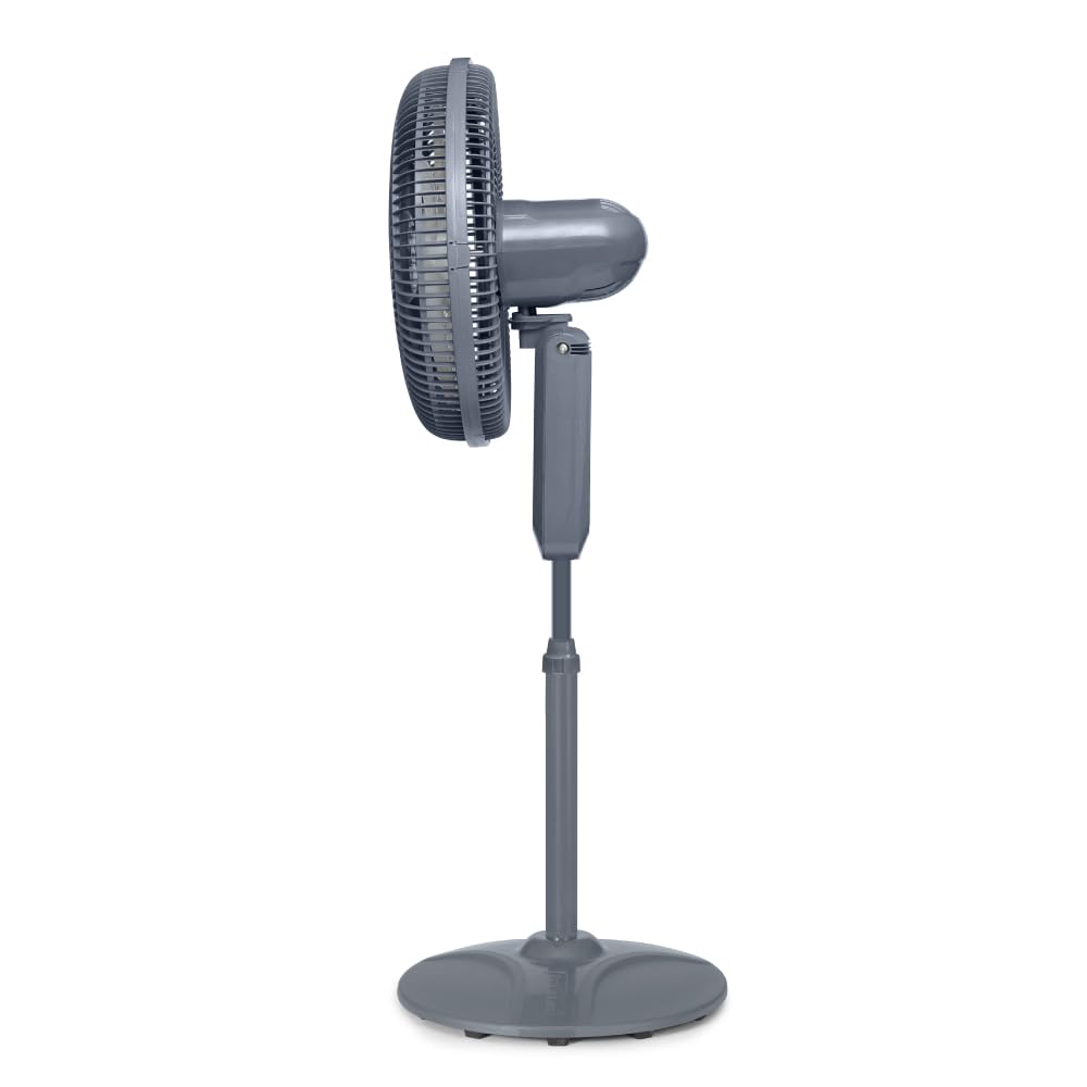 16” Pedestal Fan with Remote, Oscillating Standing Fan N77327