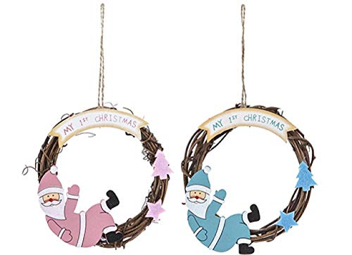 Mini Wreath Christmas Tree Decoration G737035