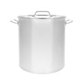 60QT Polished Stainless Steel Stock Pot with Lid C735