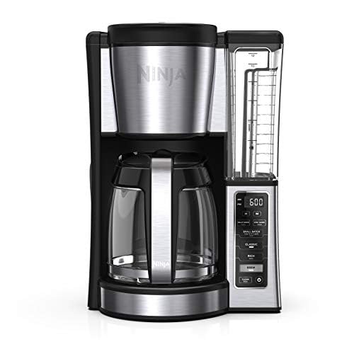 12-Cup Programmable Coffee Maker, 60 oz, Black/Stainless Steel Q1717