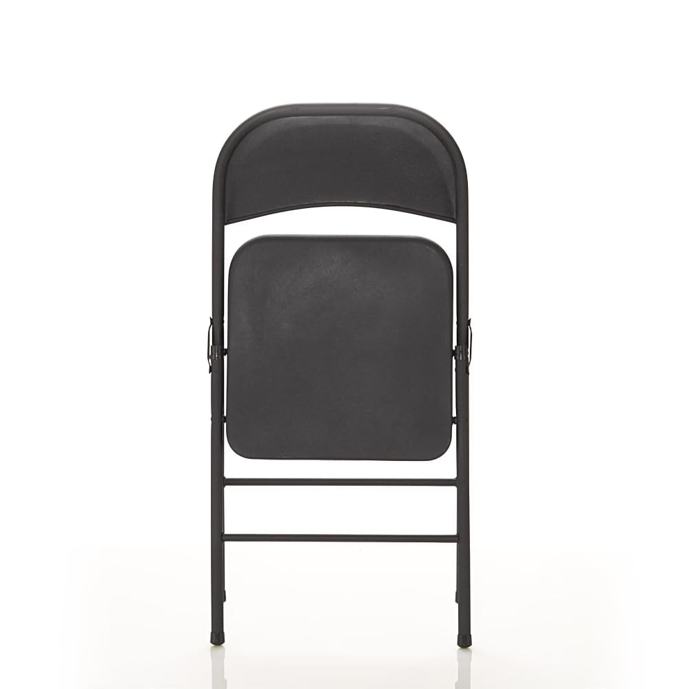Steel Folding Chair 4 Pack Black N89080