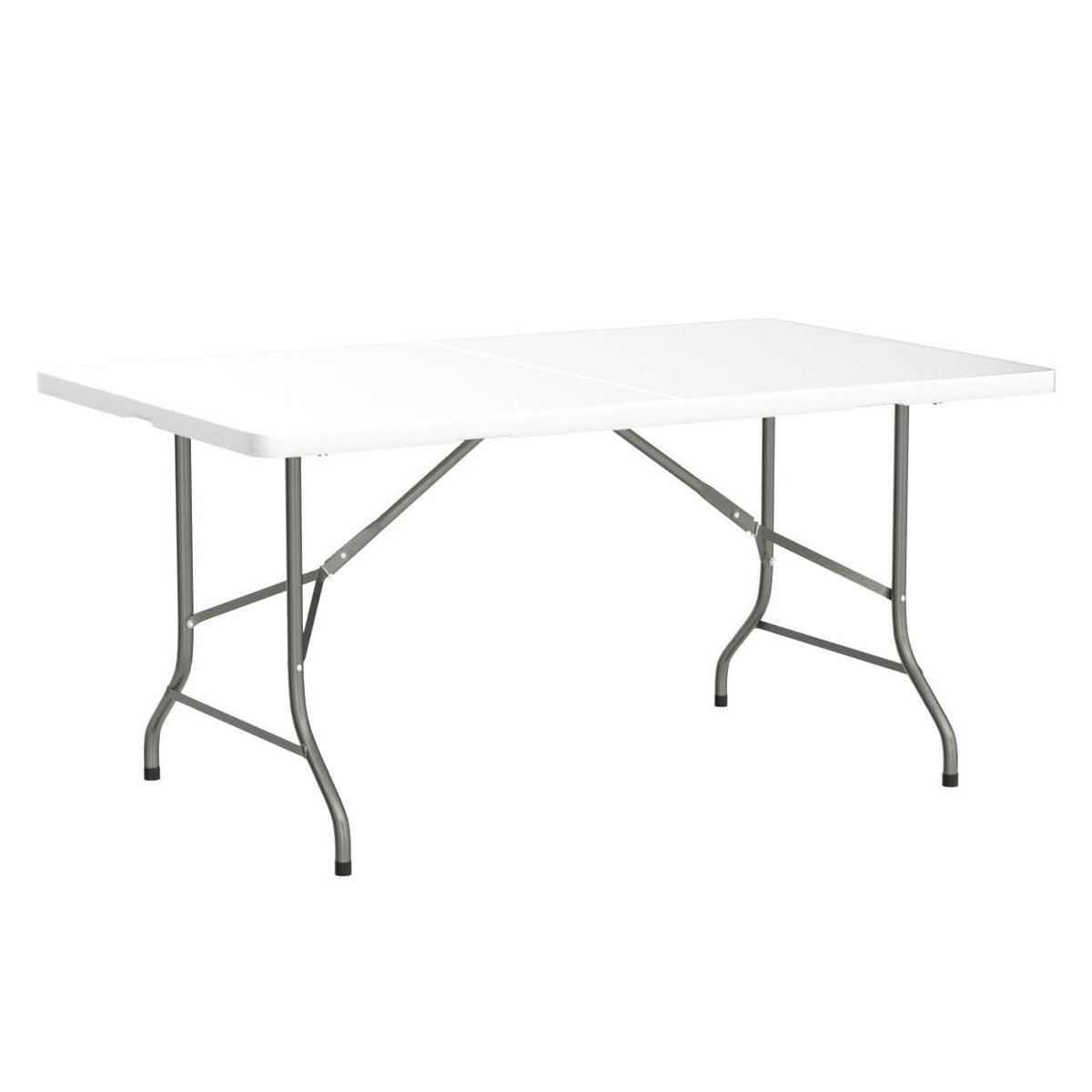 6ft White Plastic Folding Table B7882