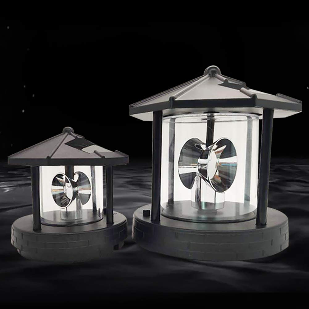 Solar Rotating Lighthouse Lamp D86311