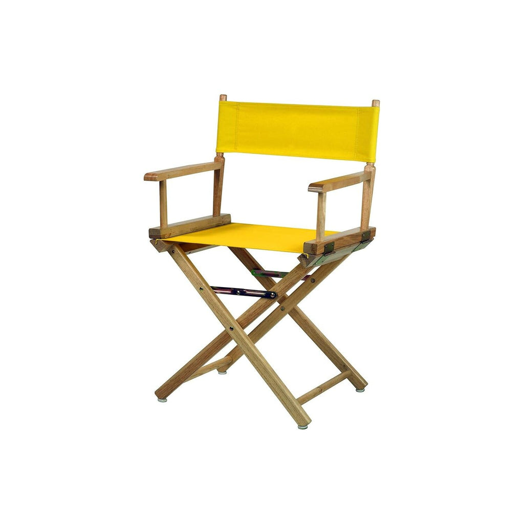 Antique 18" Solid Wood Folding Chair with Armrests E782638