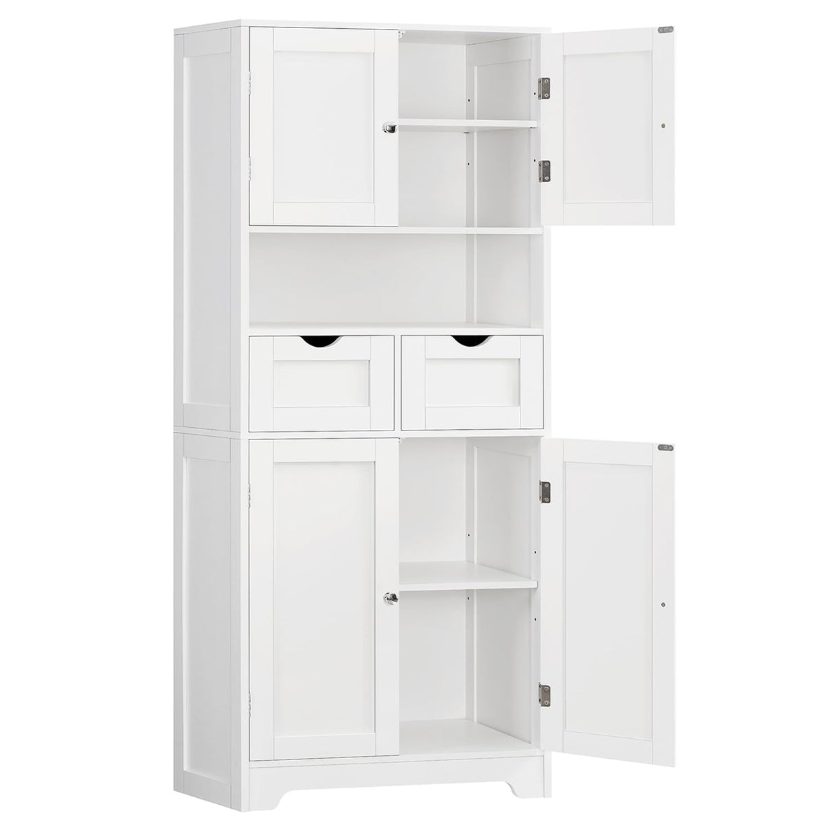 Tall Bathroom Storage Cabinet with 4 Doors L97308