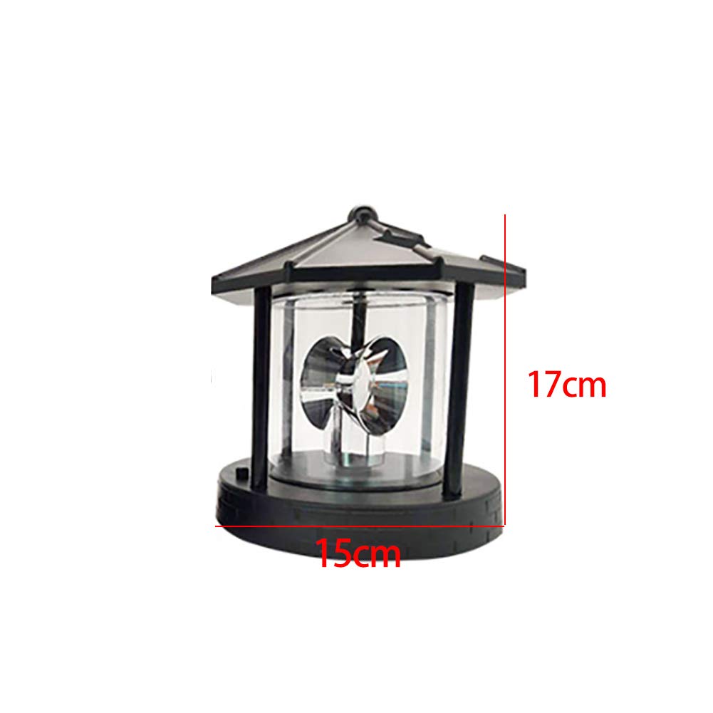 Solar Rotating Lighthouse Lamp D86311