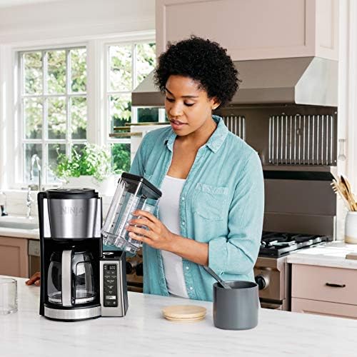 12-Cup Programmable Coffee Maker, 60 oz, Black/Stainless Steel Q1717