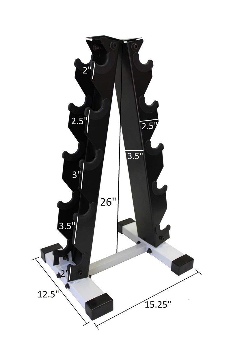 Neoprene Dumbbell Set with Rack X59814