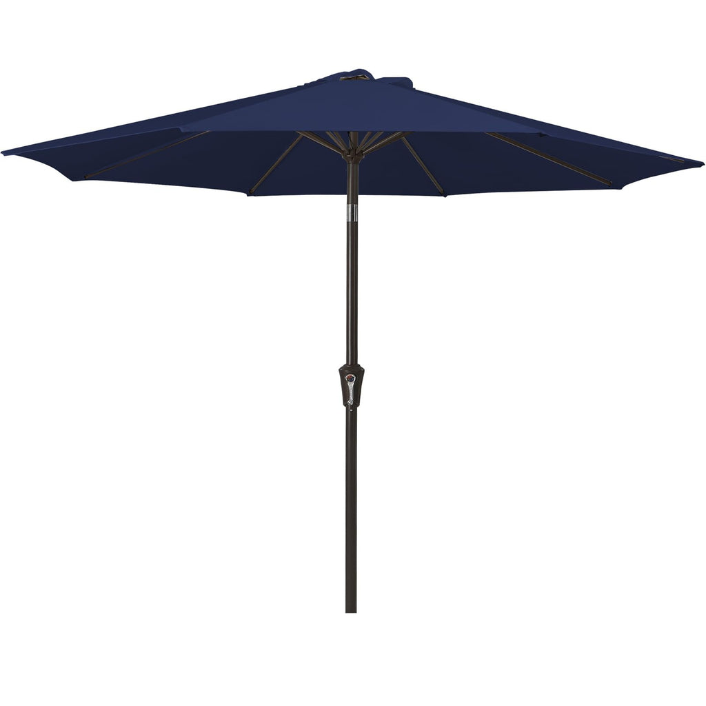 9ft Patio Umbrella with Push Button Tilt and Crank D500