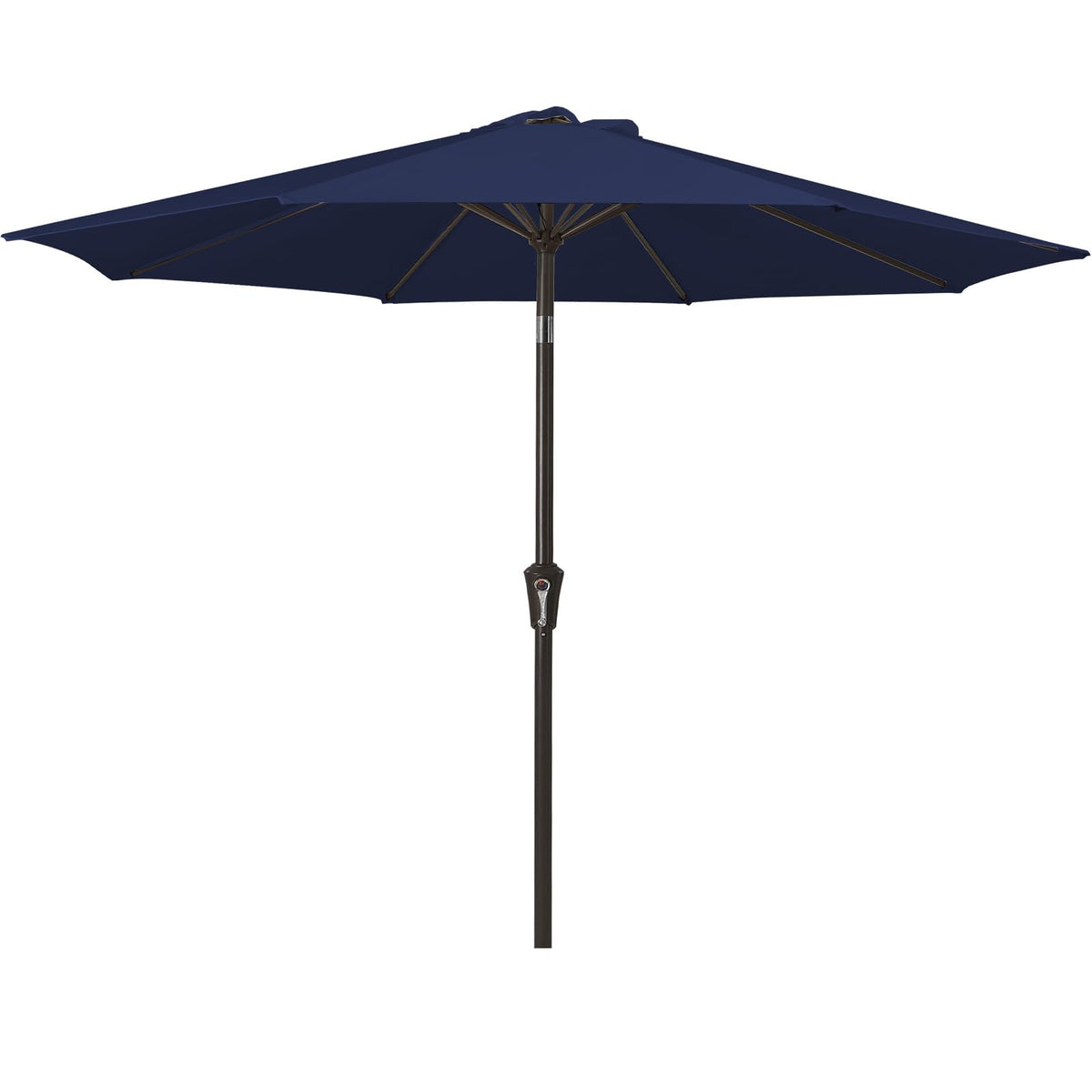 9ft Patio Umbrella with Push Button Tilt and Crank D500