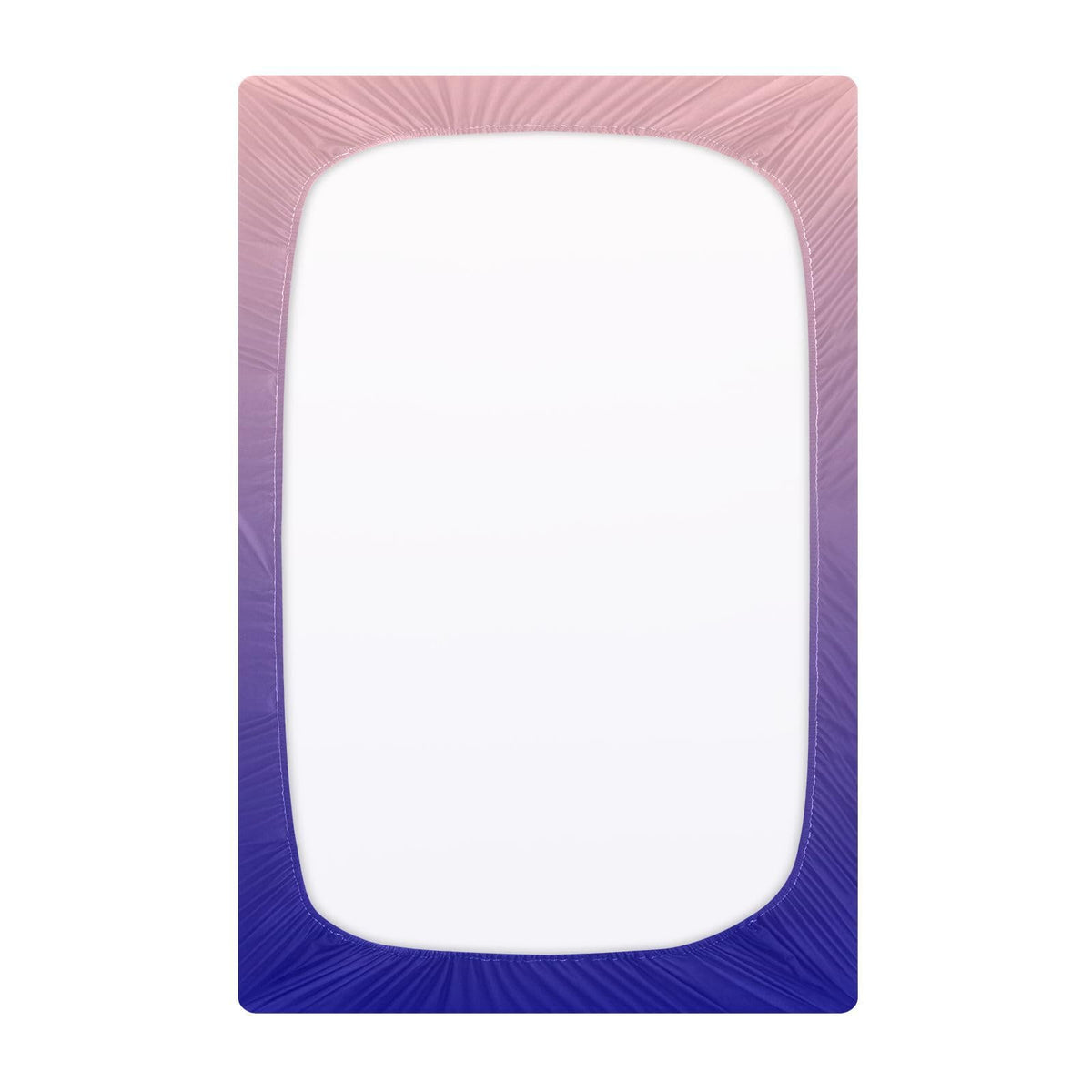 Dark Blue Pink Fitted Crib Sheet Microfiber P1216
