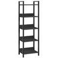 5-Tier Black Bookshelf X297