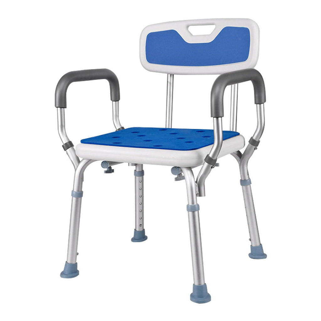 Heavy Duty Shower Chair with Arms Back Padded Adjustable Non-Slip N5005