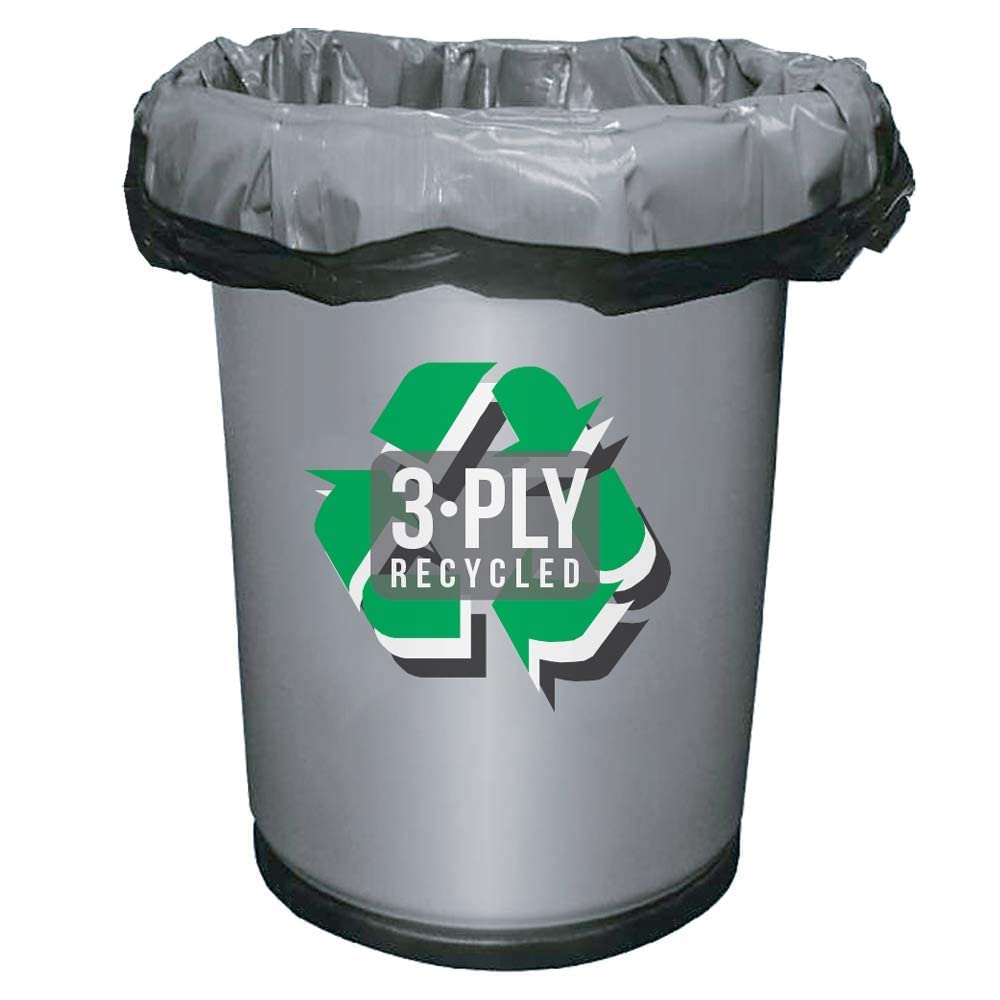 Black 40-45 Gal Trash Bags, 1.5 MIL, 100 Pk Z8047