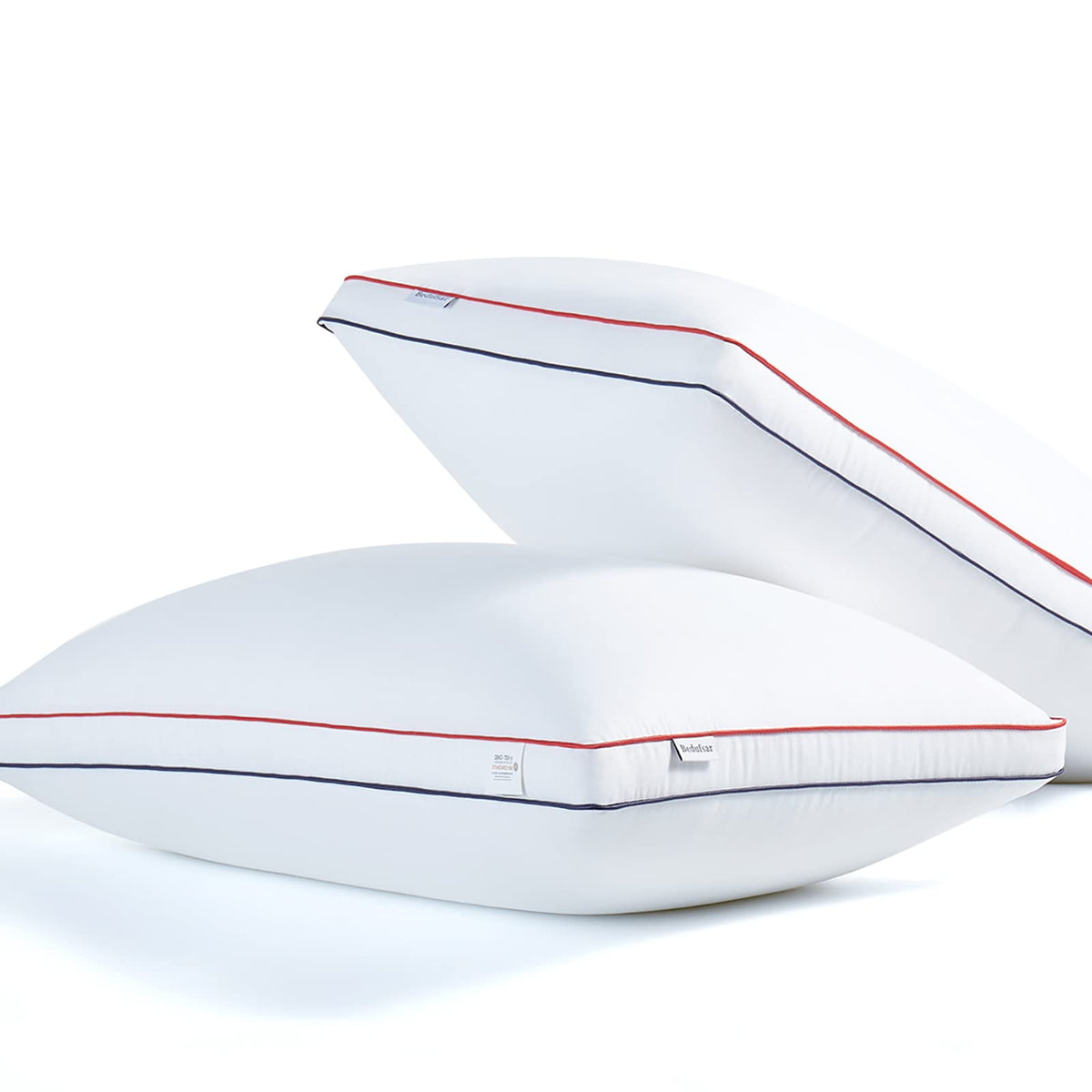 Queen Size Set of 2 Cooling Down Alternative Gusseted Pillows C6818