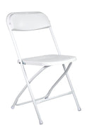 Plastic Folding Chair 10 Pack Stackable Steel Frame Q2495