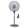 16” Pedestal Fan with Remote, Oscillating Standing Fan N77327