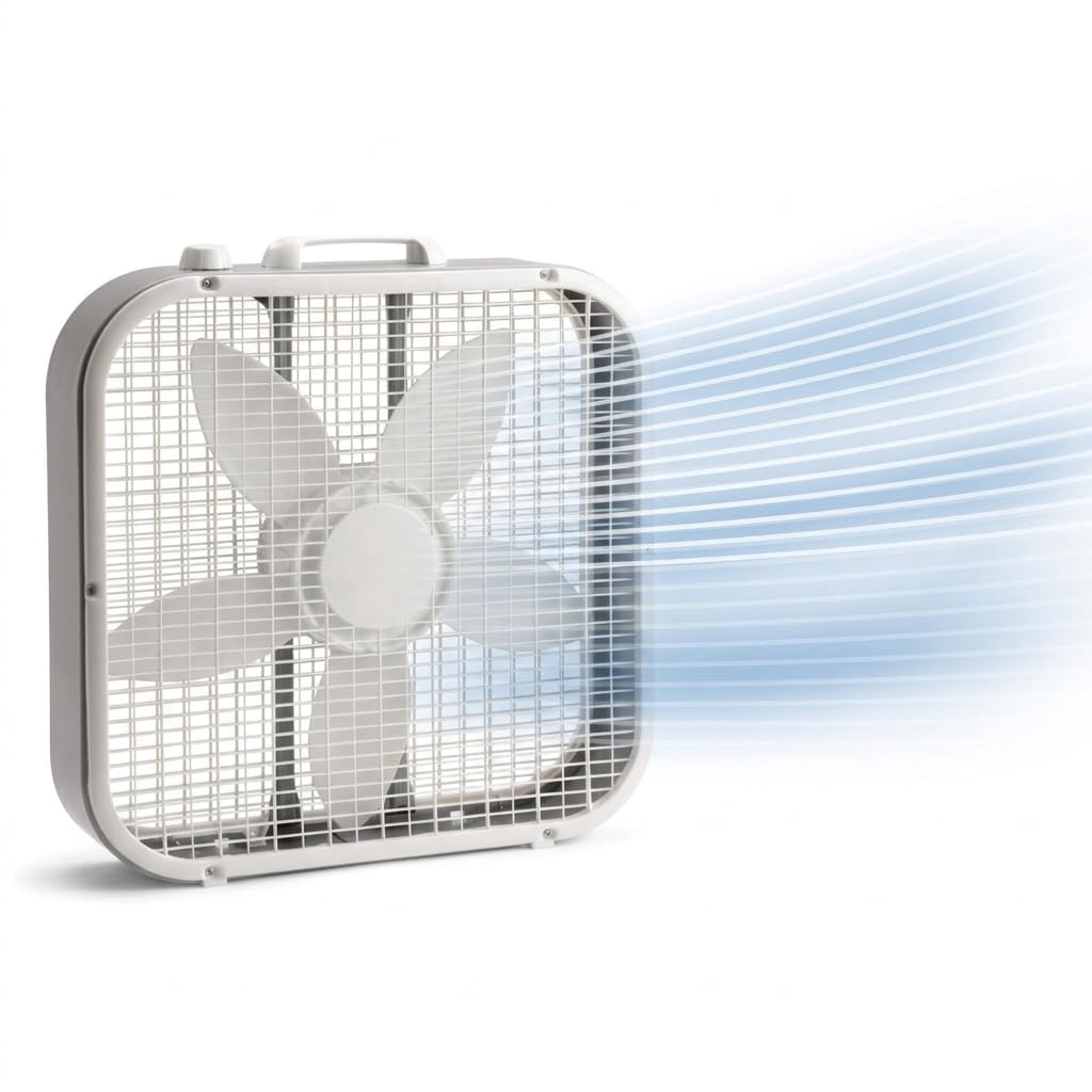 20 Inch 3 Speed Weather Resistant Box Fan J146645