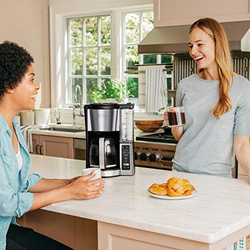 12-Cup Programmable Coffee Maker, 60 oz, Black/Stainless Steel Q1717