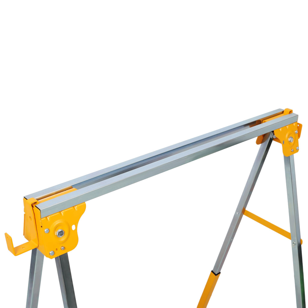 Adjustable Folding Steel Sawhorse 2-Pack 1000 lbs Capacity C511474