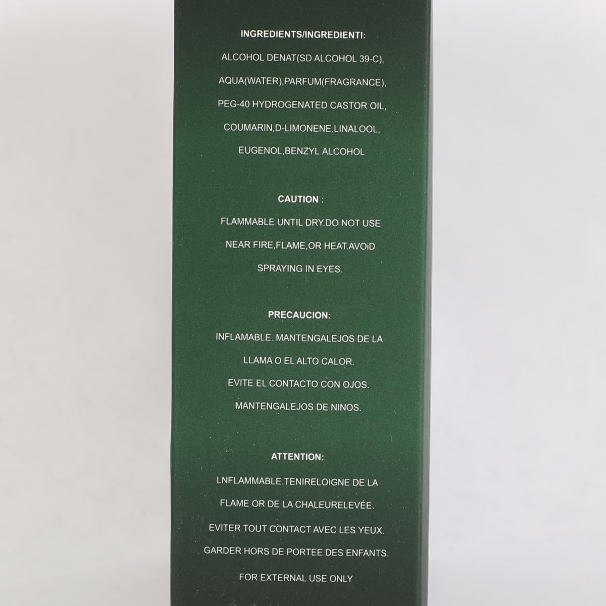 Green Woody Aromatic Eau de Toilette 100ml Q6219