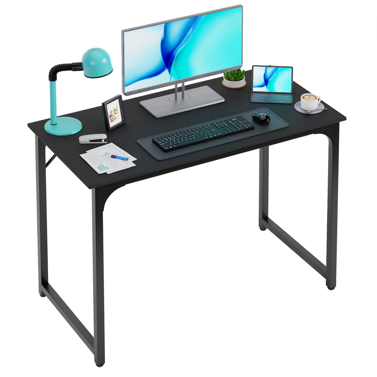 39 Inch Black Computer Desk H35311