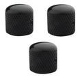 Black Metal Dome Control Knob 3Pcs T71276
