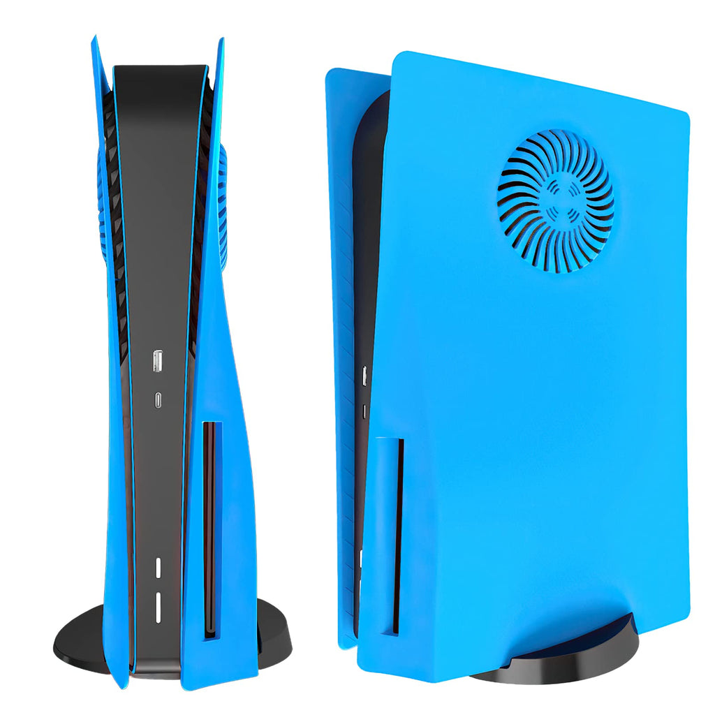Face Plate Cover Shell with Cooling Vents for PS5 Disc Edition Console (Starlight Blue) P799560