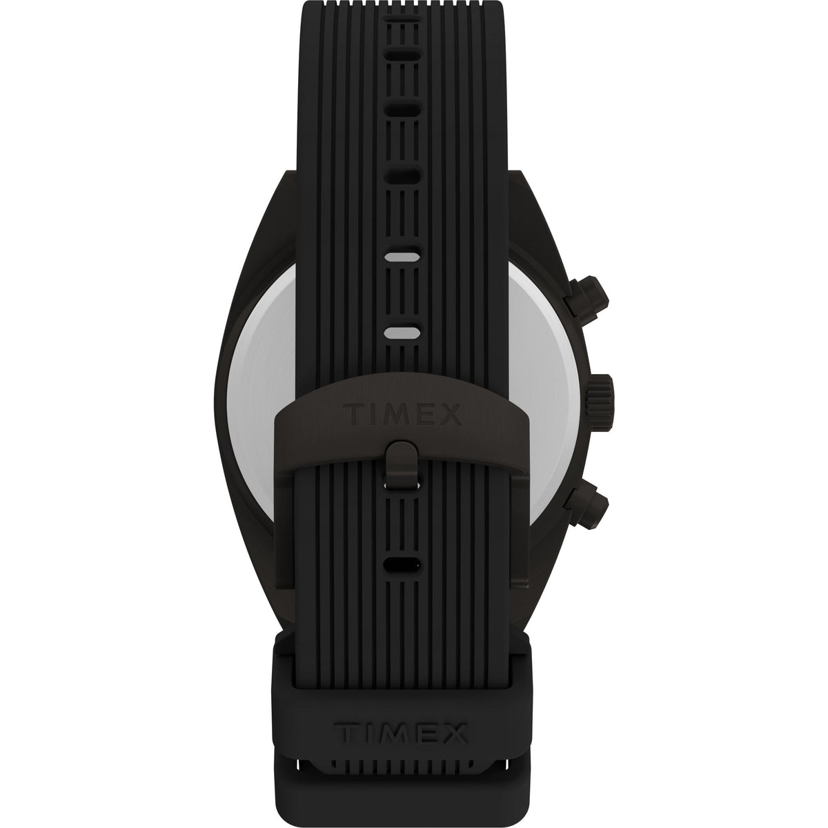 Men's Chronograph 41mm Watch Black Dial Gunmetal Case T3679