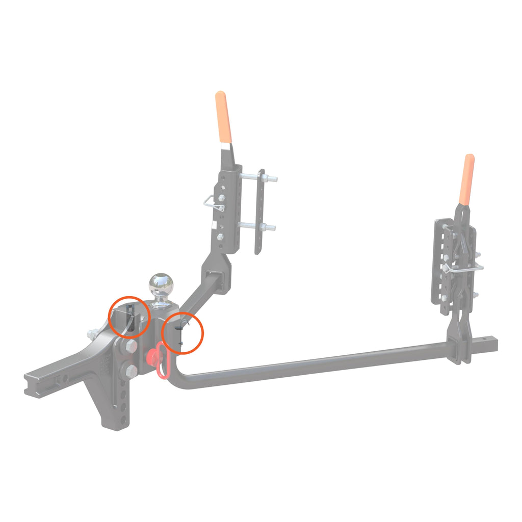 Round Bar Weight Distribution Hitch Retainers G628121
