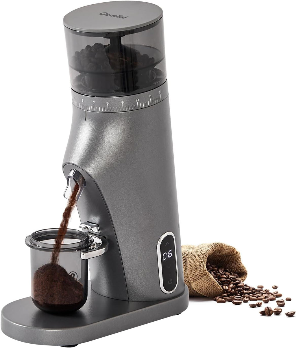 1500W Espresso Machine and Coffee Grinder Bundle with Milk Frother, Black S453946