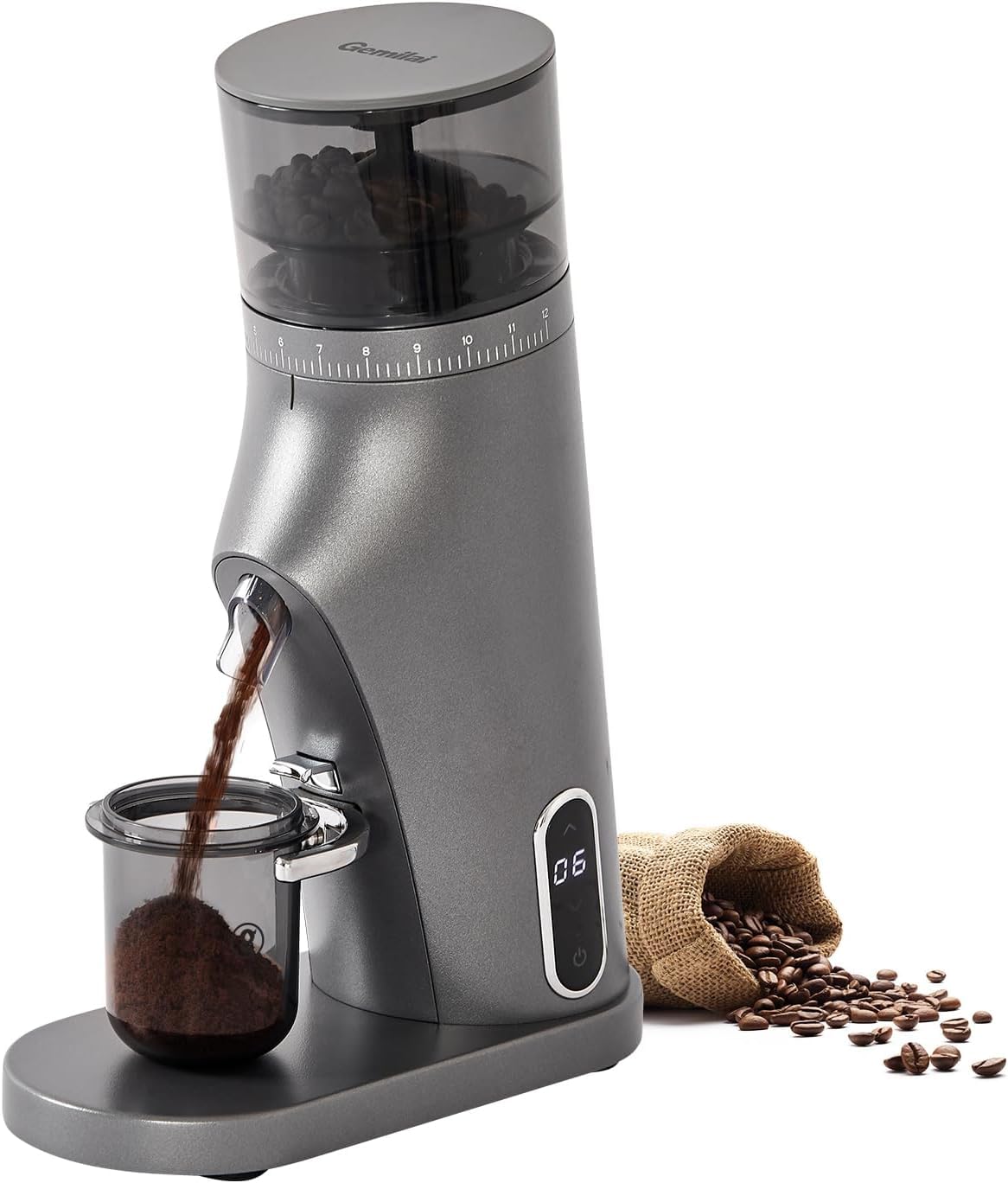 1500W Espresso Machine and Coffee Grinder Bundle with Milk Frother, Black S453946
