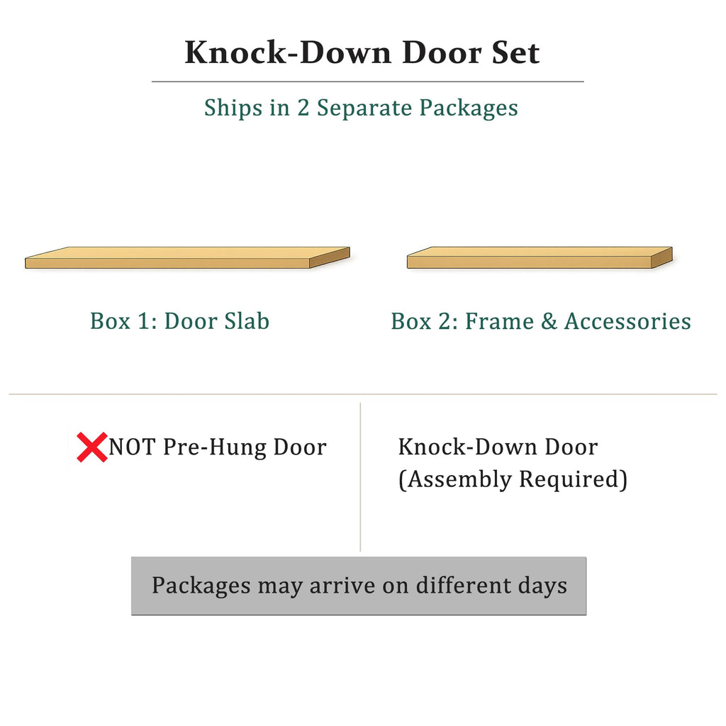 Fiberglass Exterior Front Door 36x80in Left-Hand Inswing Frosted Glass White Primed K303