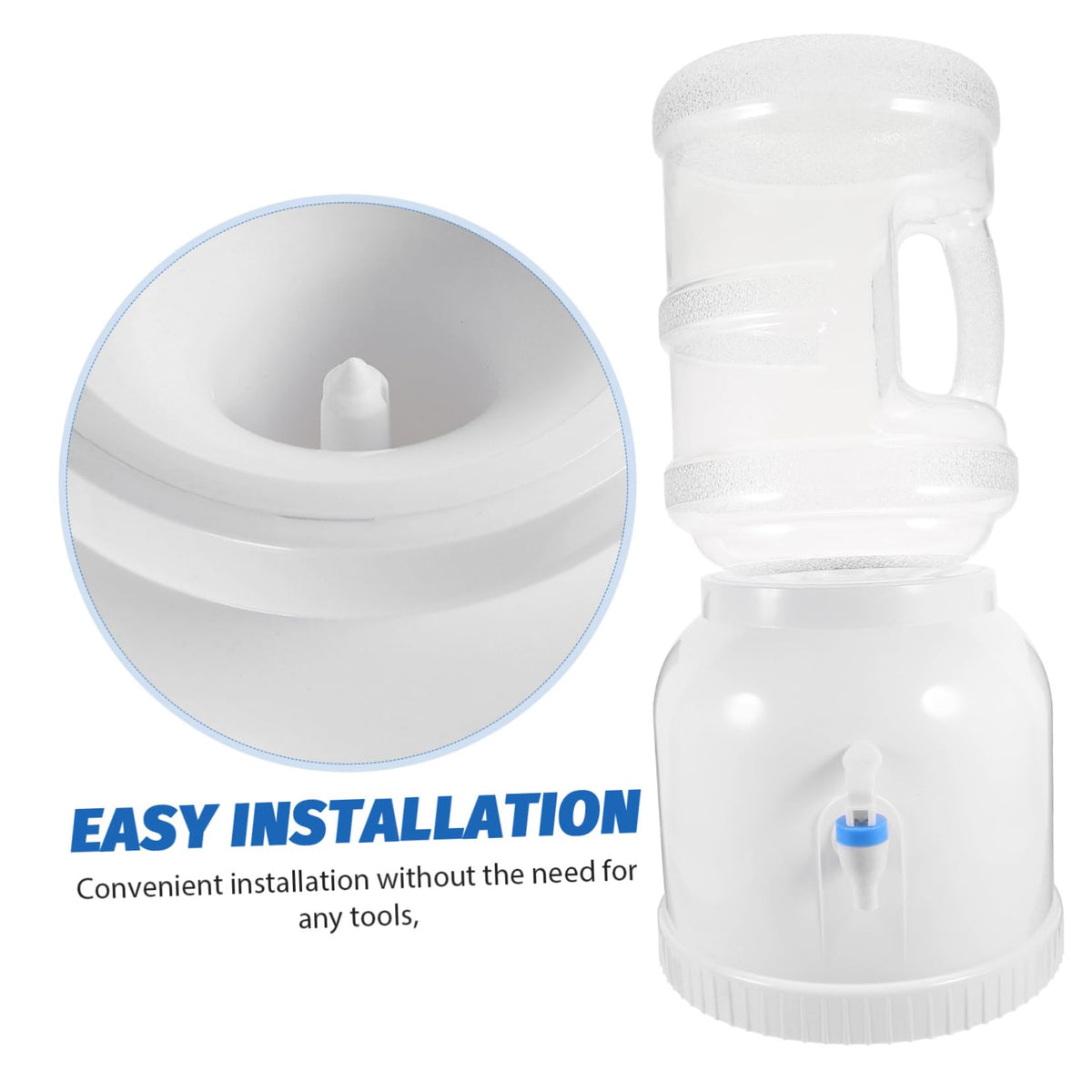 Countertop Water Dispenser White Plastic I306459
