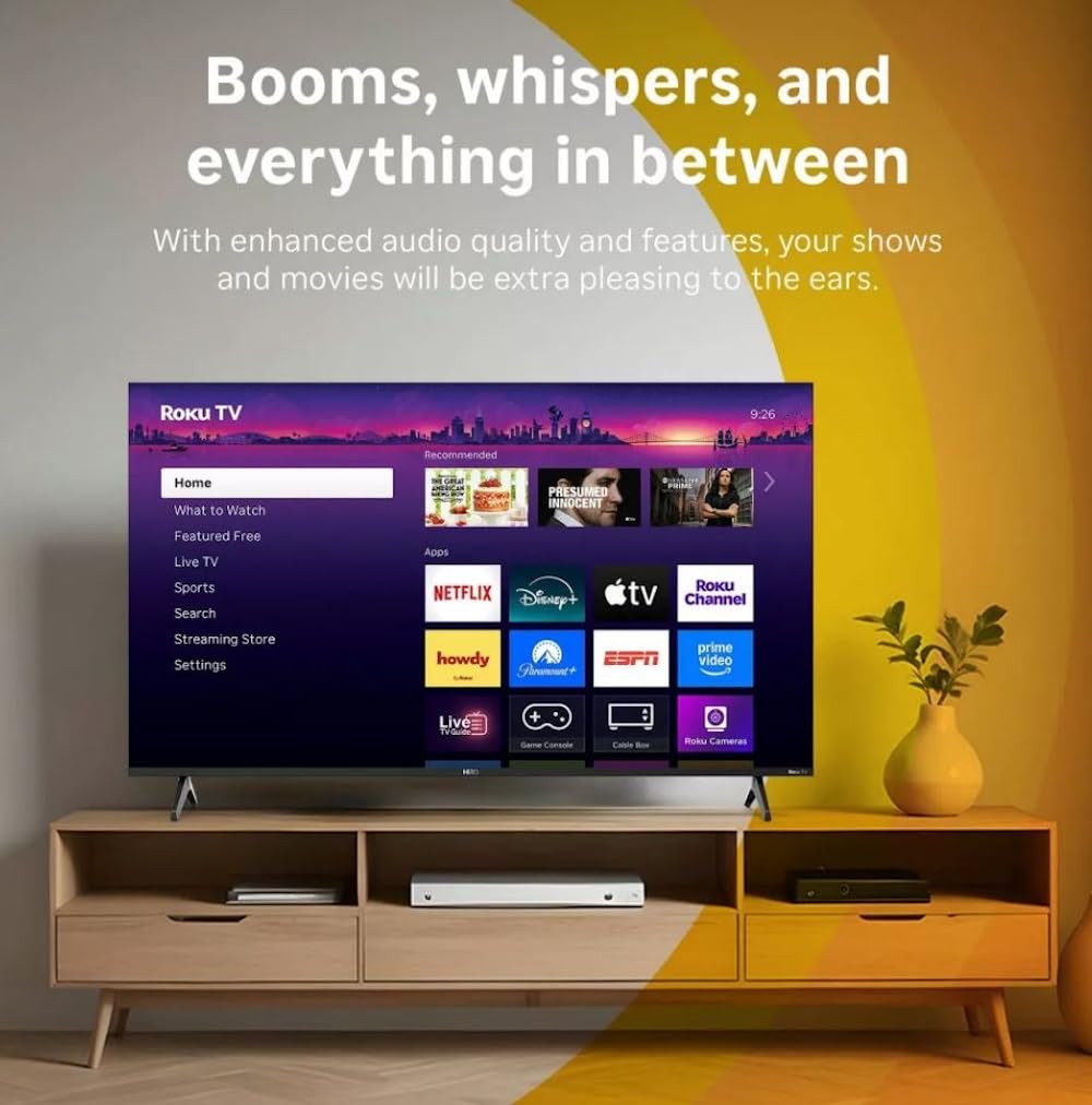 32" 720p HD Smart LED TV with Wi-Fi & Bluetooth W99045