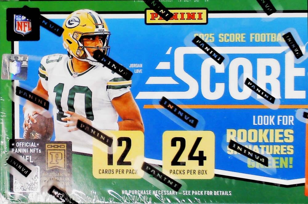 2025 Score NFL Football Retail Box 24 Packs P908