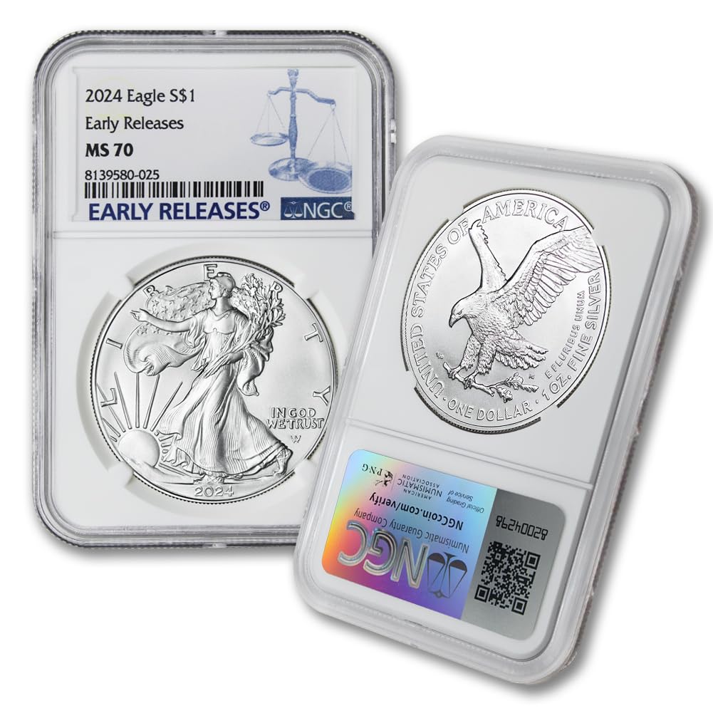 1 oz American Silver Eagle Coin MS-70 G9585