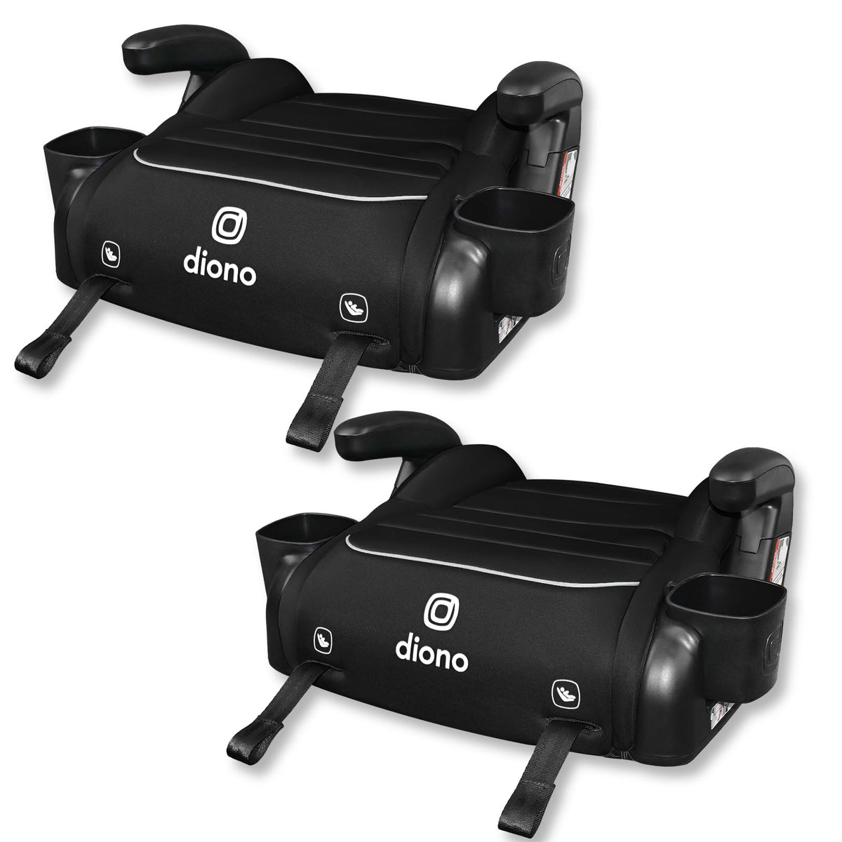 Black Backless Booster, Pack of 2 C11604