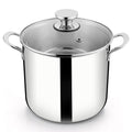 8QT Stainless Steel Stock Pot with Lid K373