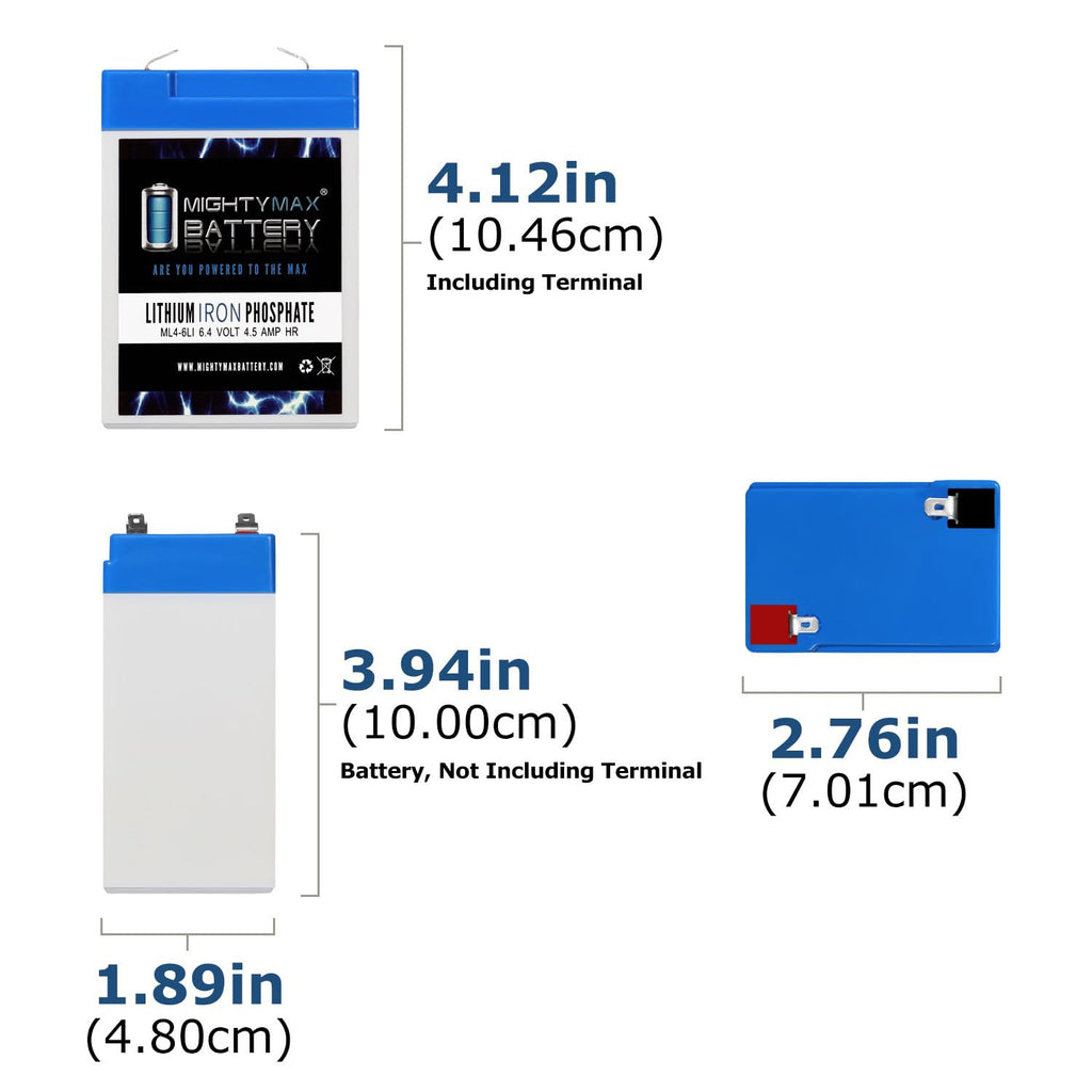 6V 4.5AH Lithium Replacement Battery B87894