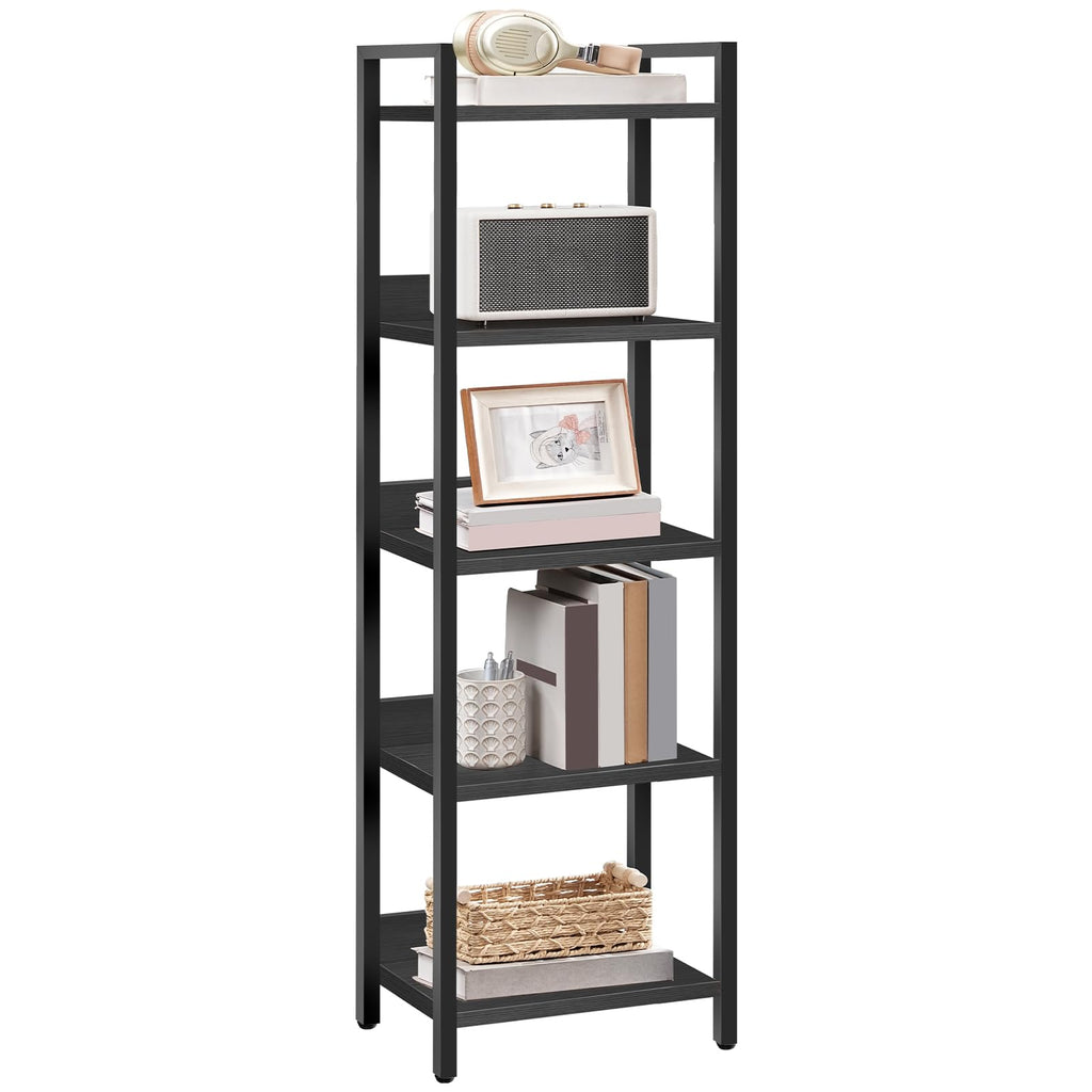 5-Tier Black Bookshelf X297