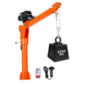 Electric Truck Crane with 12V Electric Winch and 360° Rotating Telescopic Boom G12191