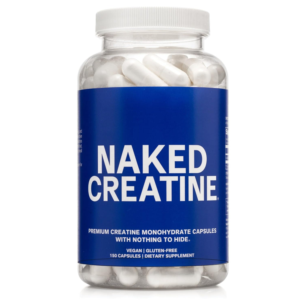 Micronized Creatine Monohydrate Capsules 2.5g 75 Servings Vegan E400
