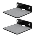 Black Acrylic 9 Inch 2 Pack Floating Speaker Shelf Wall Mount U959812