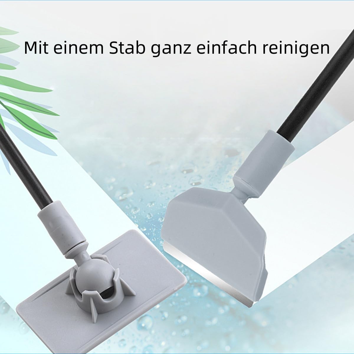 5 in 1 Cleaning Tools Set with Algae Scraper Brush and Fish Net 50cm E43722