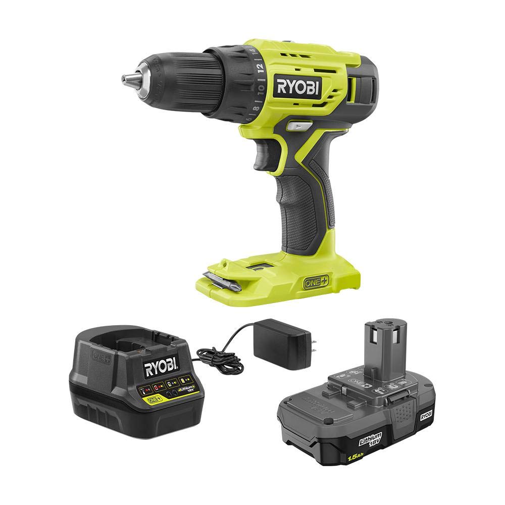 18-Volt Cordless 1/2 in. Drill/Driver Kit with Battery and Charger J398