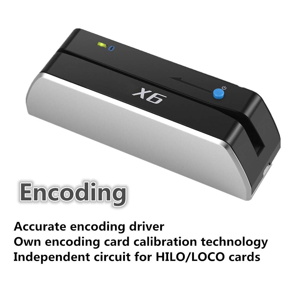 Bluetooth Magnetic Card Reader Writer USB 3 Tracks B29341