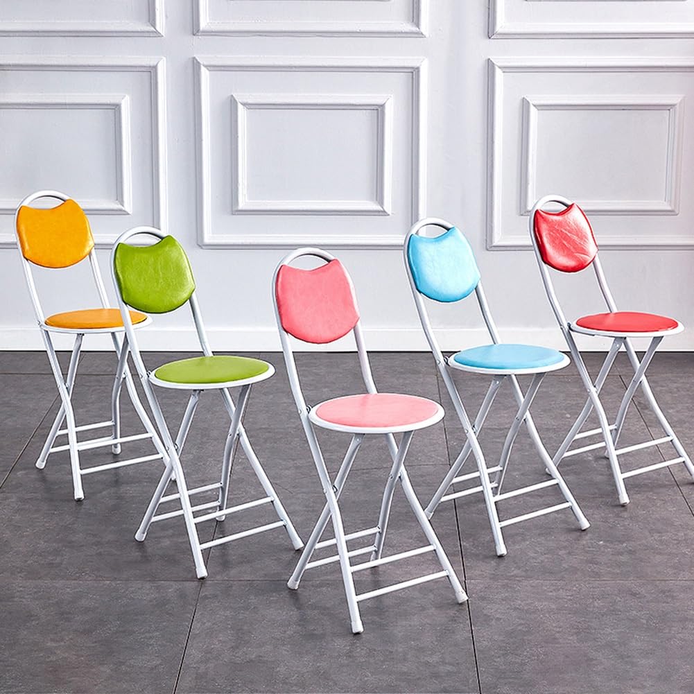Black 18 Inch Folding Bar Stool with Backrest N973036