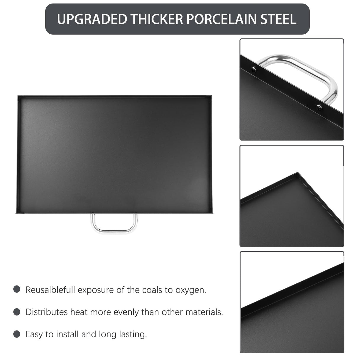 Ash Pan Charcoal Tray Grill Replacement Parts D9422