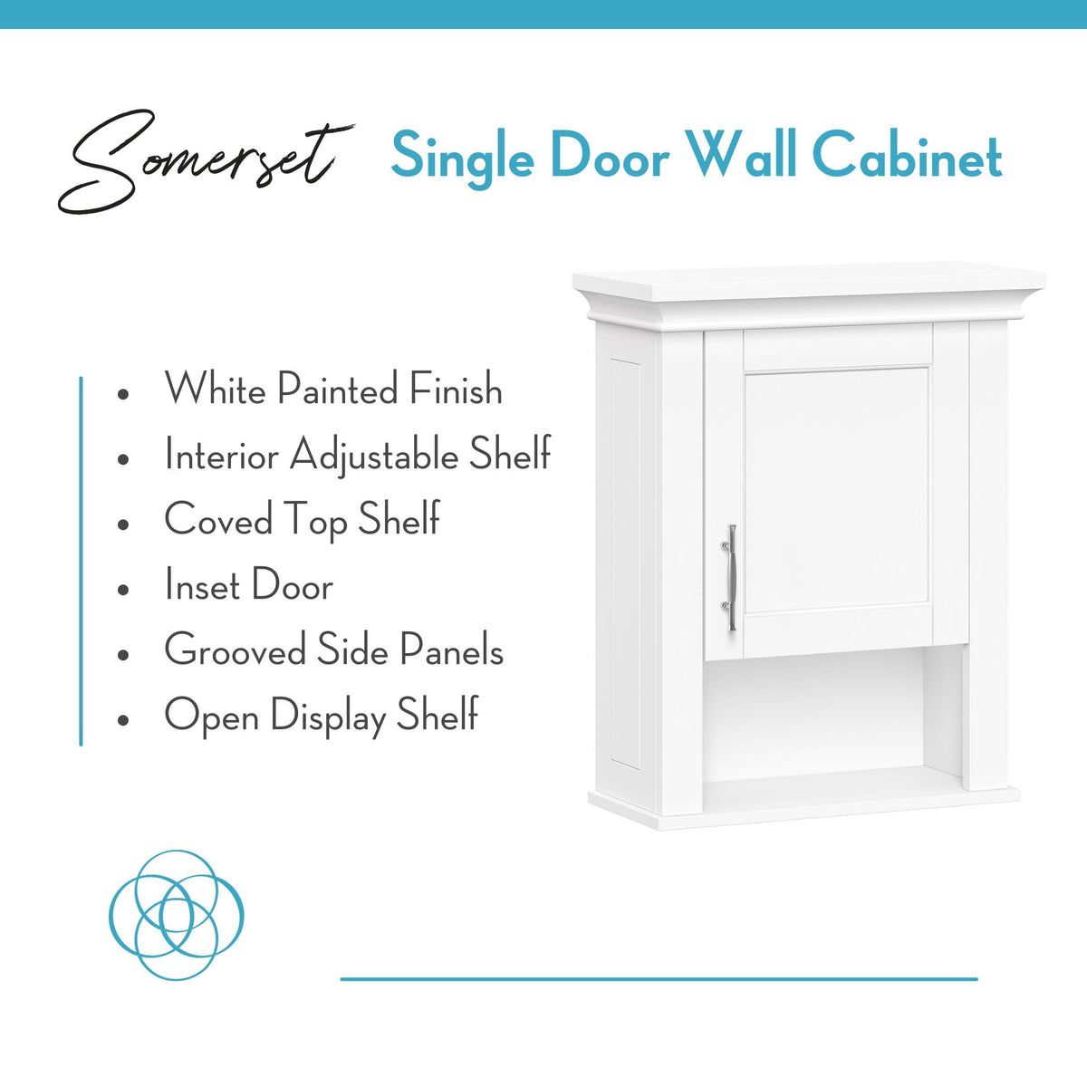 White Wall Mount Medicine Cabinet C65818